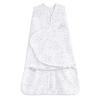 HALO 100% Cotton Sleepsack Swaddle, 3-Way Adjustable Wearable Blanket, TOG 1.5, Baby Blue, Newborn, 0-3 Months(Midnight Moons – Grey)