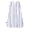 HALO SleepSack, 100% Cotton Wearable Blanket, Swaddle Transition Sleeping Bag, TOG 0.5, Blue Thyme, Large, 12-18 Months(Blue Stripe)