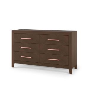 Child Craft 6-Drawer Kieran Dresser for Nursery or Bedroom, Plenty of Storage, Anti-Tip Kit Included to Prevent Tipping, Non-Toxic, Baby Safe Finish, Ready-to-Assemble (Toasted Chestnut)(Brown)