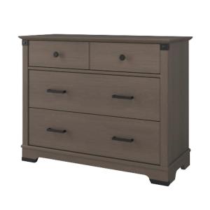 Child Craft Redmond 3 Drawer Dresser for Nursery or Bedroom, Plenty of Storage, Anti-Tip Kit Included to Prevent Tipping, Non-Toxic, Baby Safe Finish (Dapper Gray)(Grey)