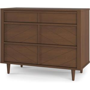 Child Craft Surrey Hill 3 Drawer Dresser for-Nursery or Bedroom, Plenty of Storage, Anti-Tip Kit Included to Prevent Tipping, Non-Toxic, Baby Safe Finish (Toasted Chestnut)(Toasted Chestnut)