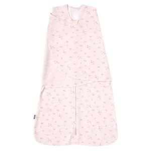 HALO 100% Cotton Sleepsack Swaddle, 3-Way Adjustable Wearable Blanket, TOG 1.5, Baby Blue, Newborn, 0-3 Months(Pink Floral)