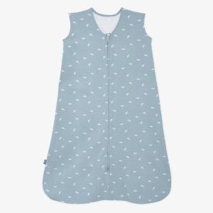 HALO SleepSack, 100% Cotton Wearable Blanket, Swaddle Transition Sleeping Bag, TOG 0.5, Blue Thyme, Large, 12-18 Months(Birds)