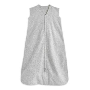 HALO SleepSack, 100% Cotton Wearable Blanket, Swaddle Transition Sleeping Bag, TOG 0.5, Blue Thyme, Large, 12-18 Months(Heather Grey)