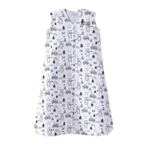 HALO SleepSack, 100% Cotton Wearable Blanket, Swaddle Transition Sleeping Bag, TOG 0.5, Blue Thyme, Large, 12-18 Months(Huggy Bears)