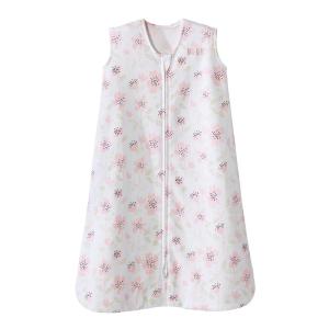 HALO SleepSack, 100% Cotton Wearable Blanket, Swaddle Transition Sleeping Bag, TOG 0.5, Blue Thyme, Large, 12-18 Months(Wildflower Blush)