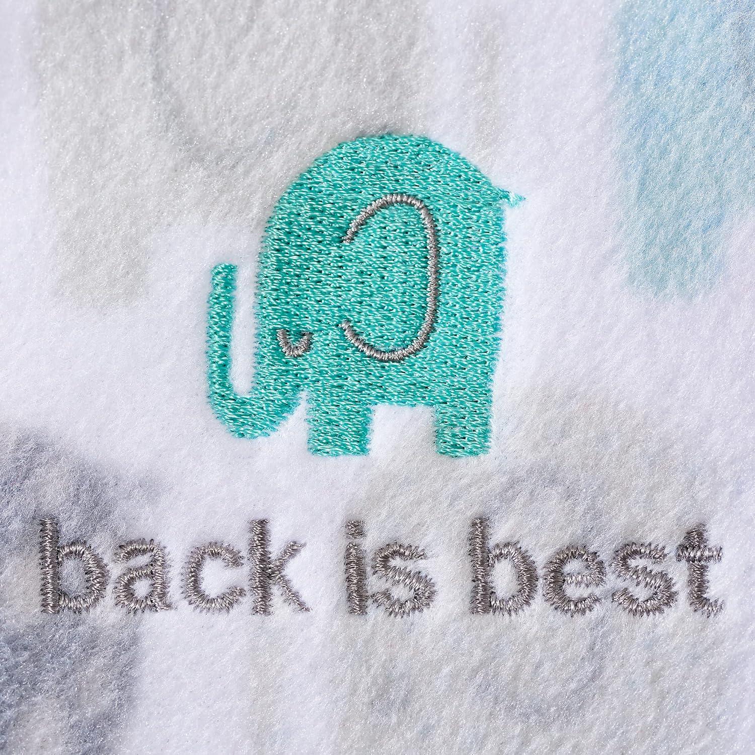 imageHALO MicroFleece Wearable Blanket Swaddle Transition Sleeping Bag TOG 10Elephant Texture