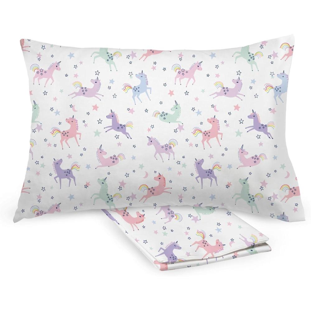imageBreathableBaby Cotton Percale Pillowcase for 13 x 1833 x 46 cm Toddler Pillow Roar 2PackPrance