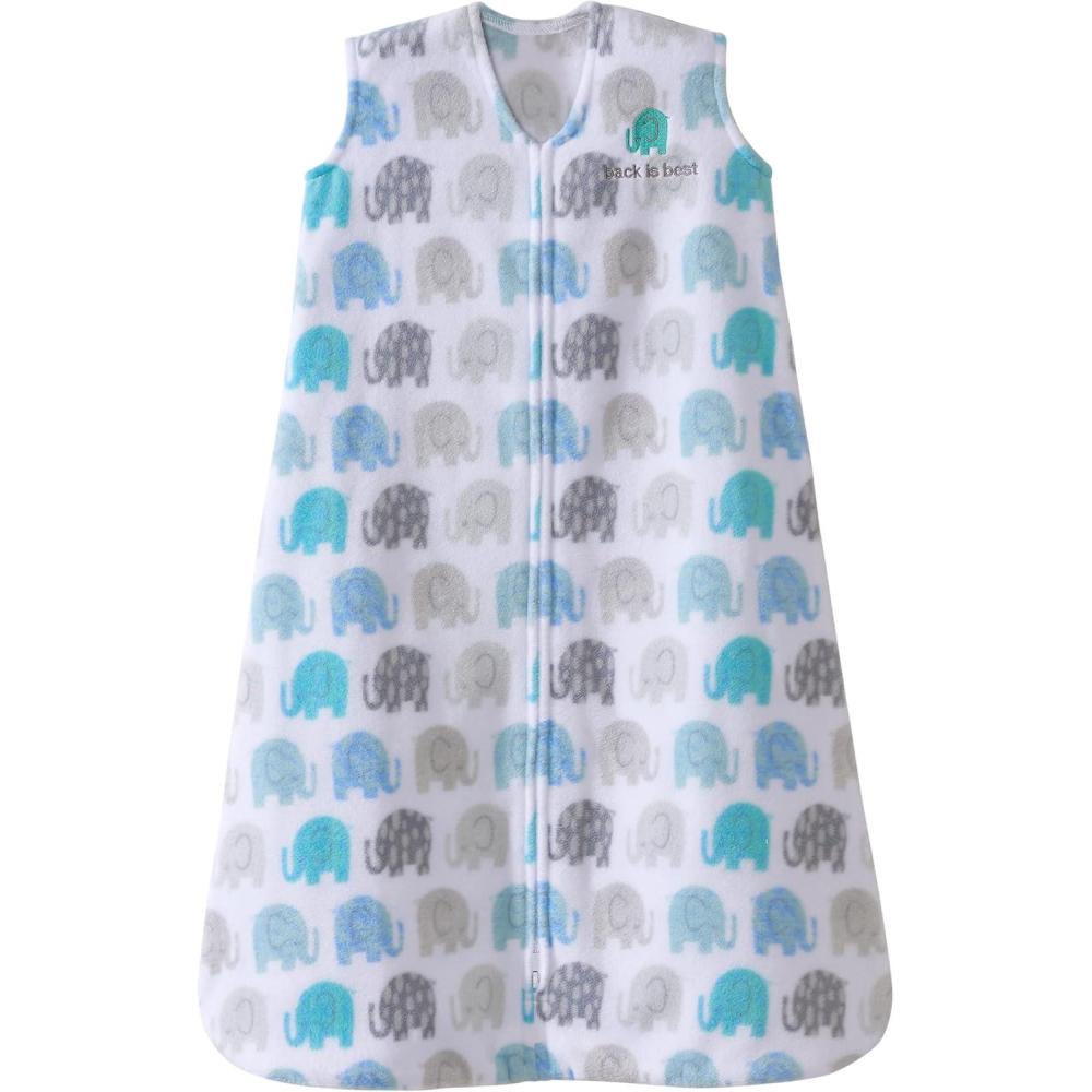 imageHALO MicroFleece Wearable Blanket Swaddle Transition Sleeping Bag TOG 10Elephant Texture