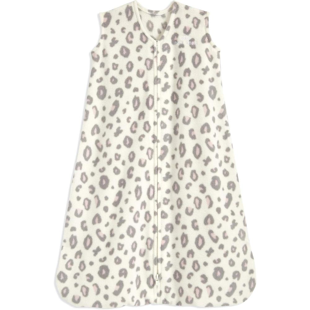 imageHALO MicroFleece Wearable Blanket Swaddle Transition Sleeping Bag TOG 10Leopard Pink