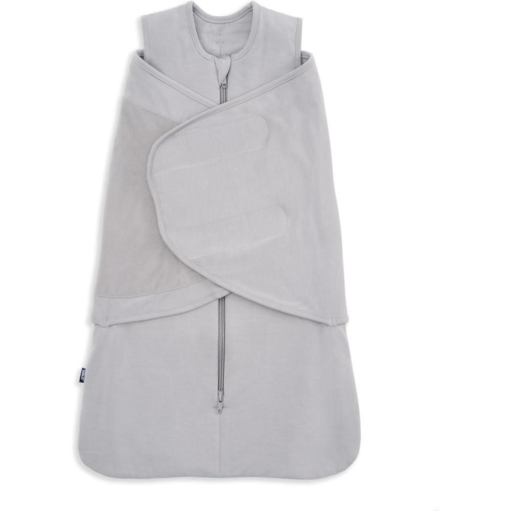 imageHALO SleepSack SuperSoft Swaddle Cozy Bamboo Viscose 3Way Adjustable Swaddle 2 Way Zipper 2 TOGStorm Grey
