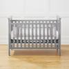 BreathableBaby Breathable Mesh Liner for Full-Size Cribs, Classic 3mm Mesh, Gray (Size 2FS Covers 2 Sides)(Gray)