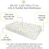 BreathableBaby Cotton Percale Fitted Sheet, for 52″ x 28″/132 x 71 cm Crib & Toddler Bed Mattress, Safari (2-Pack)(Sea Life)