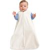 HALO Micro-Fleece Wearable Blanket, Swaddle Transition Sleeping Bag, TOG 1.0(Cream)