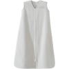 HALO Micro-Fleece Wearable Blanket, Swaddle Transition Sleeping Bag, TOG 1.0(Grey)