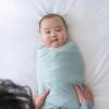 HALO SleepSack SuperSoft Swaddle, Cozy Bamboo Viscose, 3-Way Adjustable Swaddle, 2 Way Zipper, 2 TOG(Calm Sage)