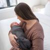 HALO SleepSack SuperSoft Swaddle, Cozy Bamboo Viscose, 3-Way Adjustable Swaddle, 2 Way Zipper, 2 TOG(Charcoal)