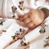 HALO Sleepsack, 100% Cotton Wearable Blanket, Swaddle Transition Sleeping Bag, TOG 0.5(Minnie Fun)