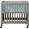 Breathable™ Mesh Liner for Mini Cribs, Deluxe 4mm Mesh, Shell Pink (Size 4M Covers 4 Sides, Mini Cribs Only)(Green Seaglass)