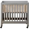 Breathable™ Mesh Liner for Mini Cribs, Deluxe 4mm Mesh, Shell Pink (Size 4M Covers 4 Sides, Mini Cribs Only)(Sand Beach)