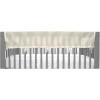 BreathableBaby Breathable Mesh RailGuard Teething Cover — 51” Long Panel (1) — Fits Most Full-Size and Does Not Fit Mini Cribs — Use with Coordinating Short Panels – Gray(Ecru)