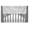 BreathableBaby Breathable Mesh RailGuard Teething Cover — White — 51” Long Panel (1) — Fits Most Full-Size and Does Not Fit Mini Cribs — Use with Coordinating Short Panels for Extra Coverage(Short Side)