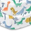 BreathableBaby Cotton Percale Fitted Sheet, for 52″ x 28″/132 x 71 cm Crib & Toddler Bed Mattress, Safari (2-Pack)(Roar)