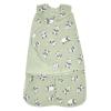 HALO Micro-Fleece Sleepsack Swaddle, 3-Way Adjustable Swaddle Blanket for Newborn and Infants, TOG 3.0 for Cold Climates, Hip Healthy, Baby Blue, Newborn, 0-3 Months(Cozy Pandas)