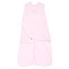 HALO Micro-Fleece Sleepsack Swaddle, 3-Way Adjustable Swaddle Blanket for Newborn and Infants, TOG 3.0 for Cold Climates, Hip Healthy, Baby Blue, Newborn, 0-3 Months(Soft Pink)