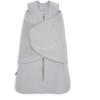 HALO SleepSack SuperSoft Swaddle, Cozy Bamboo Viscose, 3-Way Adjustable Swaddle, 2 Way Zipper, 2 TOG(Storm Grey)