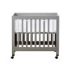 Halo Mini Crib Breathable Mesh Liner for Mini Crib, Classic 3mm Mesh, White, Size 4M Covers 4 Sides FITS MINI Cribs with 38×24” Mattress ONLY