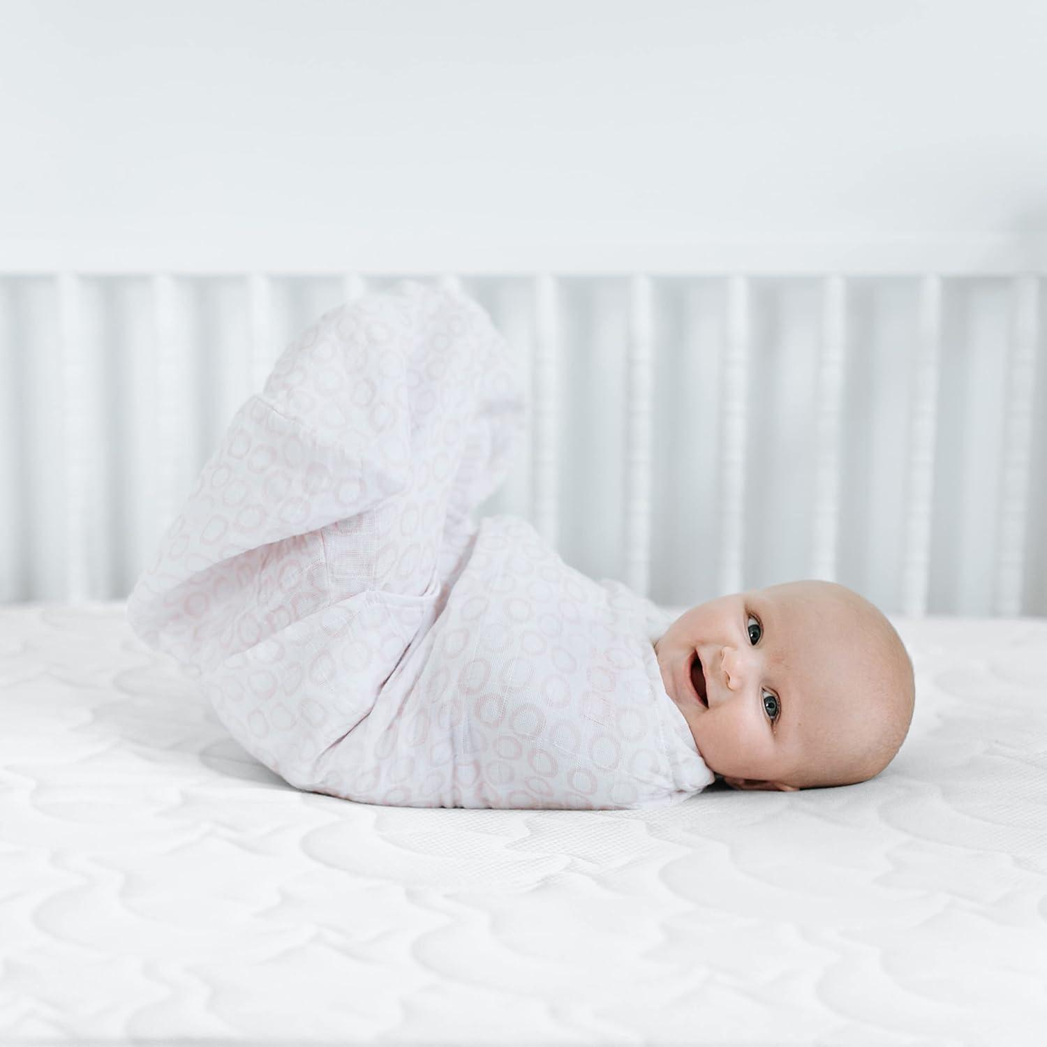 imageHALO DreamWeave Crib amp Toddler Mattress  100 Breathable Mattress and Core Dual Sided 2Stage Design Machine Washable Cover Hypoallergenic Open Strand Polymer Core Greenguard CertDreamweave Mattress