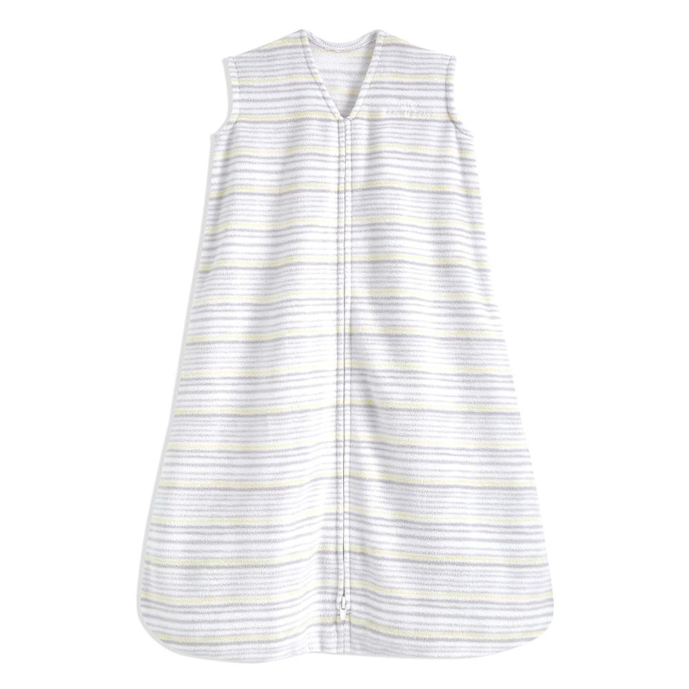 imageHALO Sleepsack MicroFleece Wearable Blanket TOG 10 Multi Stripe Grey Small