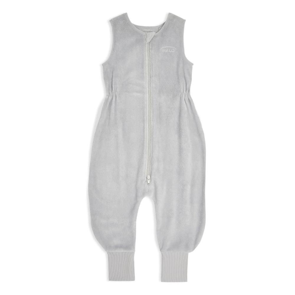 imageHALO Sleepsack Toddler Sleeping Bag Luxe Fleece Wearable Blanket TOG 20 Grey 2TGrey