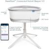 HALO BassiNest Connected Swivel Sleeper 3.0 – Smart Bassinet with AutoSoothe™, 360° Swivel, Cry Detection, Rocking, Vibration & Soothing Sounds, Easy Lowering Wall for Postpartum Recovery(3.0 Connected)