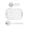 HALO DreamWeave Breathable Mesh BassiNest Pad – 100% Washable Cover and Core – Hypoallergenic, Non-Toxic Materials