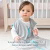 HALO Sleepsack Ideal Temp, Baby Wearable Blanket, TOG 1.0, Navy/Orange, Small(Heather Grey)
