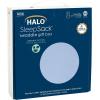 HALO Sleepsack Swaddle 100% Organic Cotton Newborn 1-Piece Gift Set with Box, TOG 1.5, 0-3 Months, Chambray(Chambray – Gift Box)