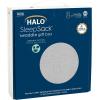HALO Sleepsack Swaddle 100% Organic Cotton Newborn 1-Piece Gift Set with Box, TOG 1.5, 0-3 Months, Chambray(Cloud – Gift Box)