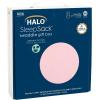 HALO Sleepsack Swaddle 100% Organic Cotton Newborn 1-Piece Gift Set with Box, TOG 1.5, 0-3 Months, Chambray(Strawberry – Gift Box)