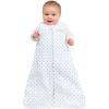 HALO Sleepsack Swaddle 3-6 Months and Wearable Blanket 6-12 Months 100% Organic Cotton 2-Piece Gift Set with Box, TOG 1.5(Chambray – Gift Box)