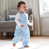 HALO Sleepsack Toddler Sleeping Bag, Luxe Fleece Wearable Blanket, TOG 2.0, Grey, 2T(Dragons)