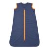 HALO Sleepsack Ideal Temp, Baby Wearable Blanket, TOG 1.0, Navy/Orange, Small(Navy)