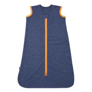 HALO Sleepsack Ideal Temp, Baby Wearable Blanket, TOG 1.0, Navy/Orange, Small(Navy)