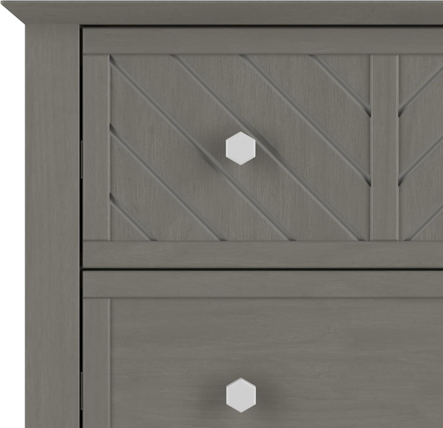 imageChild Craft Atwood 4Drawer Dresser for Nursery or Bedroom Plenty of Storage AntiTip Kit Included to Prevent Tipping NonToxic Baby Safe Finish Lunar Gray