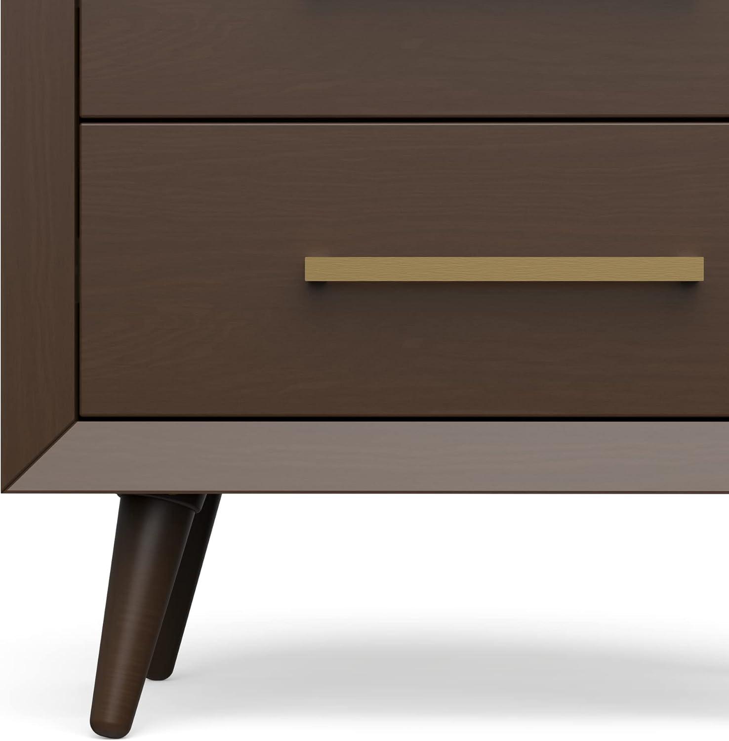 imageChild Craft Cranbrook 2 Drawer Nightstand for Nursery or Bedroom Large Storage Drawers Made of Sturdy Pinewood NonToxic Baby Safe Finish EbonyToasted Chestnut Brown