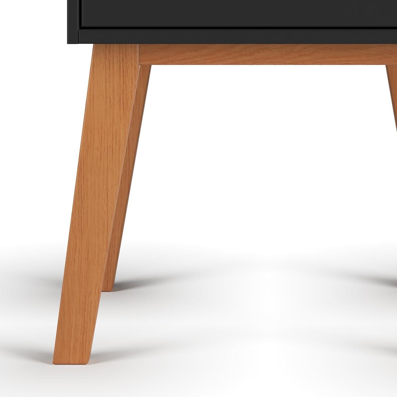 imageChild Craft SOHO 1 Drawer Nightstand for Nursery or Bedroom Large Storage Drawer Made of Sturdy Pinewood NonToxic Baby Safe Finish EbonyEbony