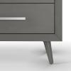 Child Craft Cranbrook 4 Drawer Dresser for Nursery or Bedroom, Plenty of Storage, Anti-Tip Kit Included to Prevent Tipping, Non-Toxic, Baby Safe Finish (Lunar Gray)(Lunar Gray)