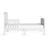 Child Craft Hampton Arch Top Toddler Bed for Kids with Guard Rails, Low to Ground Design, Made of Pinewood, Featuring Clean Lines to Match Any Décor (Matte White)(Matte White)