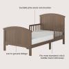 Child Craft Hampton Arch Top Toddler Bed for Kids with Guard Rails, Low to Ground Design, Made of Pinewood, Featuring Clean Lines to Match Any Décor (Matte White)(Dusty Heather)
